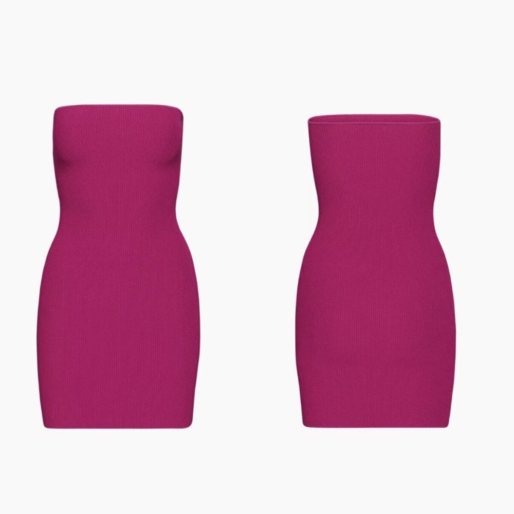 Babaton Sculpt Knit Mini Tube Dress - Size M